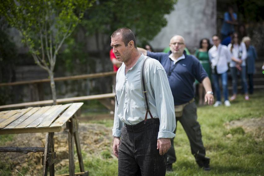 Eric Cantona en tournage du film Anka réalisé par Dejan Acimovic en Croatie